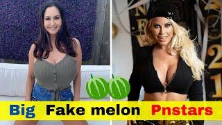 Top 10 PLAYFUL STARS with Big fake melons 2021