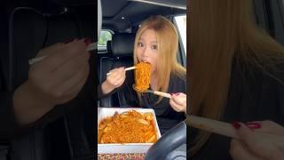 WHEN MOM LETS YOU EAT ONLY ONE CUP OF TTEOKBOKKI #shorts #viral #mukbang