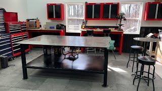 Building a scrap steel Workbench  welding table