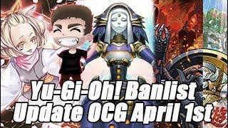 YUGIOH BANLIST UPDATE FOR OCG APRIL 1st - CONSTRUCT BACK Pantheism to THREE? Ash hit