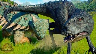 TODOS LOS DINOSAURIOS DE CAMPAMENTO CRETACICO Scorpius Rex Toro Bumpy Jurassic World Evolution 2