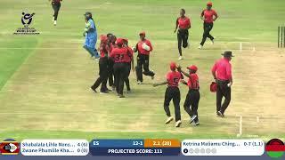 ICC WOMENS U19 World Cup Africa Qualifier division 2 DAY 1 ESWATINI VS MALAWI