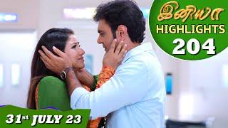 Iniya Serial Ep-204 Highlights  31st July 2023  Alya Manasa  Rishi   Saregama TV Shows Tamil