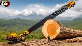 Extreme Dangerous Fastest Big Chainsaw Cutting Tree Machines  Biggest Heavy Equipment Machines #10