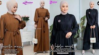 Busana Muslim Terbaru  Dress  Super Cantik   Baju Gamis Terbaru 2023