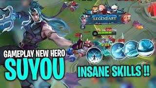 Gameplay New Hero Suyou Insane Skills - Advance Server - Mobile Legends Bang Bang