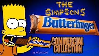 The Simpsons - ALL Butterfinger Commercial Collection 1988 - 2001
