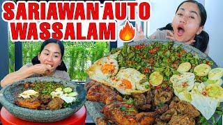 TOMBO SARIAWAN YG KURANG AJARMUKBANG SAMBEL LENCA SATU COBEK RAKSASA