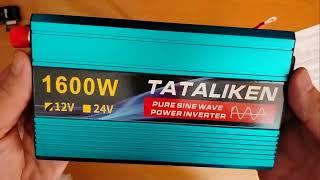 Open the box  инвертор Tataliken 1600w