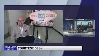 Courtesy Desk Answering viewer text messages
