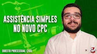 ASSISTÊNCIA SIMPLES NO NOVO CPC  Intervenção de Terceiros  Direito Processual Civil