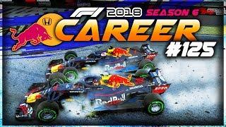 VERSTAPPEN HITS US BUT RED BULL HONDA SHINE - F1 2018 Career Mode Part 125