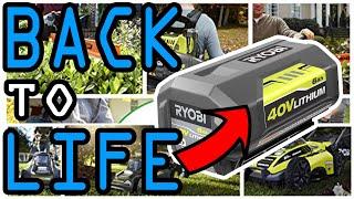 MOST COMPLETE GUIDE Revive Ryobi 40 Volt Battery  The Easy Way and the Hard Way  Gears and Tech