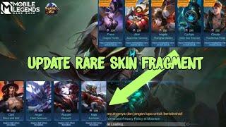 Update Rare Skin Fragment 5 Hari Kedepan