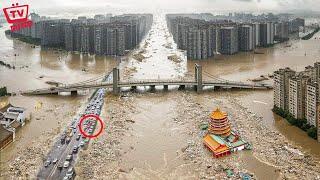 China Is Stopped Natural Disasters Caught On Camera The River Explosion Baoji #111