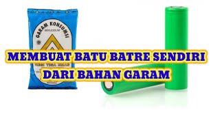 EXPERIMEN cara membuat batre dengan garam