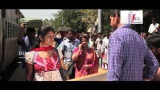 SVSC Movie Making  Mahesh Babu flirting a girl at Railway Station scene