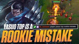 Yasuo Top is a ROOKIE mistake  Dzukill