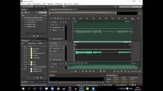 Как сохранить запись трек в Adobe Audition CS6