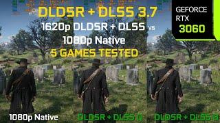 NVIDIA DLDSR + DLSS 3.7 vs 1080p Native - Which is Better?  Test in 5 Games  RTX 3060