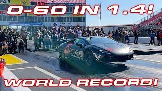 3000+ HP Lambos at TX2K * AMS sets World Record Huracan 14 Mile * 0-60 MPH in 1.4 seconds