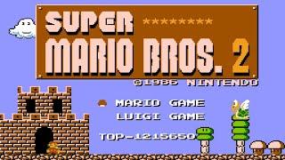 Super Mario Bros 2 The Lost Levels - Complete Walkthrough