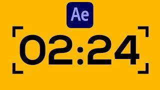 After Effects Countdown Timer Tutorial Quick Easy Timer