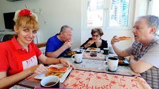 МУКБАНГ Семейный Реакция На Испанский Завтрак