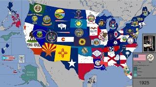 History of American State and Territorial Flags 1776 - 2022