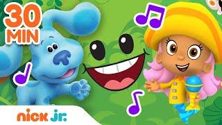 Face’s Music Party & Adventures w Bubble Guppies Blue & More  30 Minute Compilation  Nick Jr.