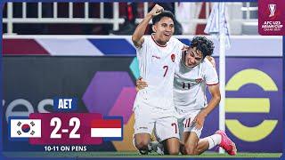 Pertandingan Penuh  Piala Asia AFC U23 Qatar 2024™  Perempat Final  Republik Korea vs Indonesia
