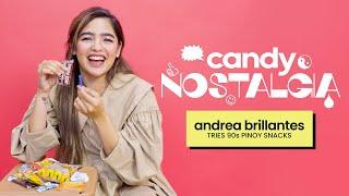 Andrea Brillantes Tries Iced Gems Mik-Mik and Other Childhood Pinoy Snacks  CANDY NOSTALGIA