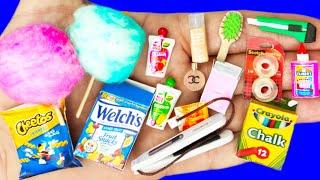 65 DIY MINIATURE REALISTIC HACKS AND CRAFTS  MAKEUP SCHOOL SUPPLIES MINI FOOD AND MORE DIY CRAFTS