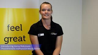 Introducing Anna Robinson Physiotherapist Mount Barker