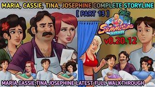 maria cassie tina josephine summertime saga  full storyline latest complete guide { part 13 }