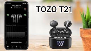 Audífonos Bluetooth TOZO T21 Tonal Fits.lo mejor que he probado.