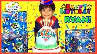 Ryans 5th Birthday Party Surprise Toys Opening Presents