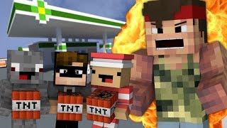 KIND SPRENGT DIE TANKSTELLE  WHOS YOUR DADDY MINECRAFT 