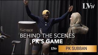 Behind the Scenes at PKs Hockey Game