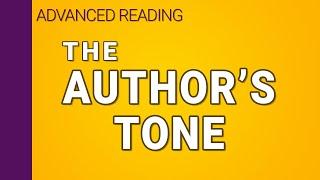 The authors tone in writing 33   Interpreting Series