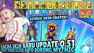 GACHA SKIN BARU MYTHIC UPDATE 0.51 PAKE TEORI ELZIO AUTO LANGSUNG LENGKAP - Stumble Guys