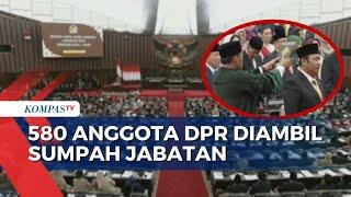 Pelantikan 580 Anggota DPR hingga Momen Komeng Diteriaki Uhuy oleh Anggota Dewan