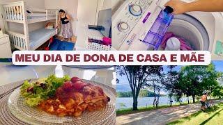 ROTINA DE DONA DE CASA E MÃE  CUIDANDO DO LAR  LAZANHA DE ALMOÇO  PASSEIO NO PARQUE  Laís Duo