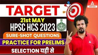 HPSC HCS 2023  Marathon Class  Haryana Civil Services Prelims Exam  Important Questions  Part 1