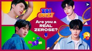 ZEROBASEONE QUIZ that only REAL ZEROSE can perfect 2