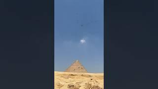 Airforce Training over the Great Pyramid of Giza September 2023 #Egypt