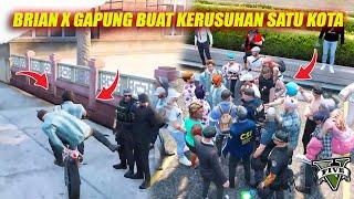 GARA GARA 2 ORANG INI  RUSUH 1 KOTA WKWK  GTA V ROLEPLAY INDONESIA