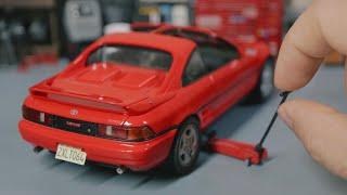 Toyota MR2 SW20 Model Car Full Build Step By Step FUJIMI