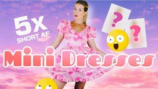 FANTASY short AF MINI DRESSES  Try-On Haul W Kat Wonders  dollskill.com