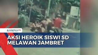 Viral Aksi Heroik Siswi SD Melawan Jambret di Surabaya